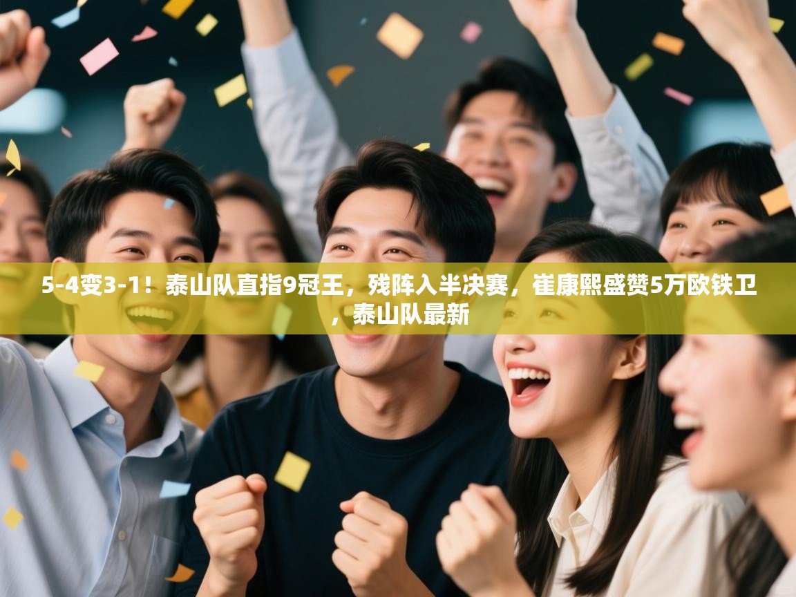 开云体育注册app-5-4变3-1！泰山队直指9冠王，残阵入半决赛，崔康熙盛赞5万欧铁卫，泰山队最新